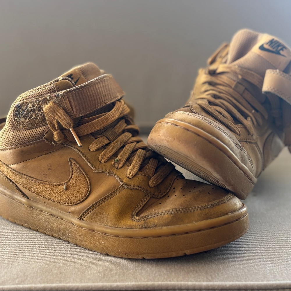 Nike Brown High-Top Sneakers